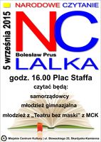 Narodowe Czytanie - ''Lalka''_Miejskie Centrum Kultury, Skarżysko-Kamienna
